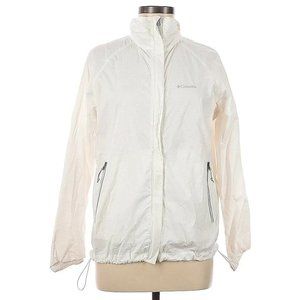 Columbia Women's Omni-Shield Windbreaker Jacket White - Size S